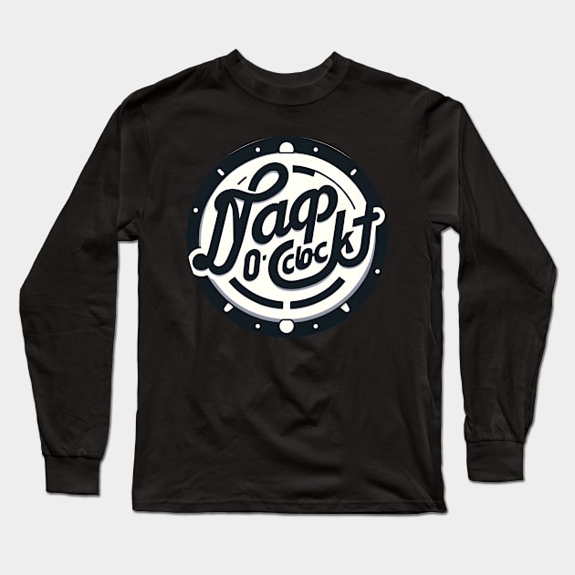 Nap O Clock Long Sleeve T-Shirt by DesignByKev